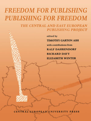 cover image of Freedom for Publishing, Publishing for Freedom